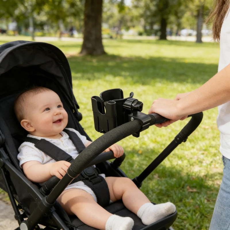 Stroller Accessories - 2-in-1 Universal Stroller Water Cup Holder