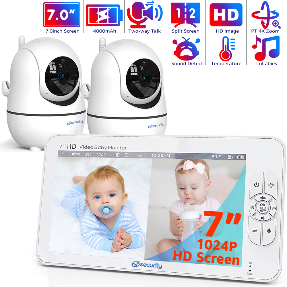 7.0 inch Video Baby Monitor HD - Baby Products Video recension och pris