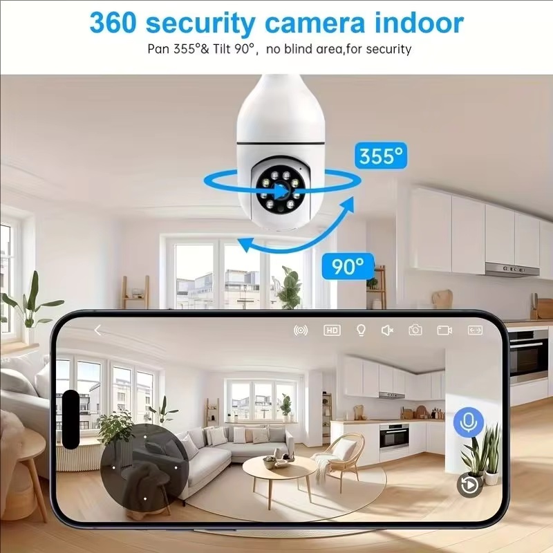 4G WiFi IP Camera E27 Bulb Cam - Baby Products Video recension och pris
