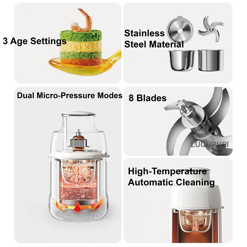 220V Baby Food Processor All-S - Baby Food Maker Blender recension och pris