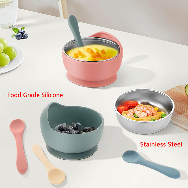 3Pcs Set Baby Feeding Bowl Wit - Baby Products Useful recension och pris