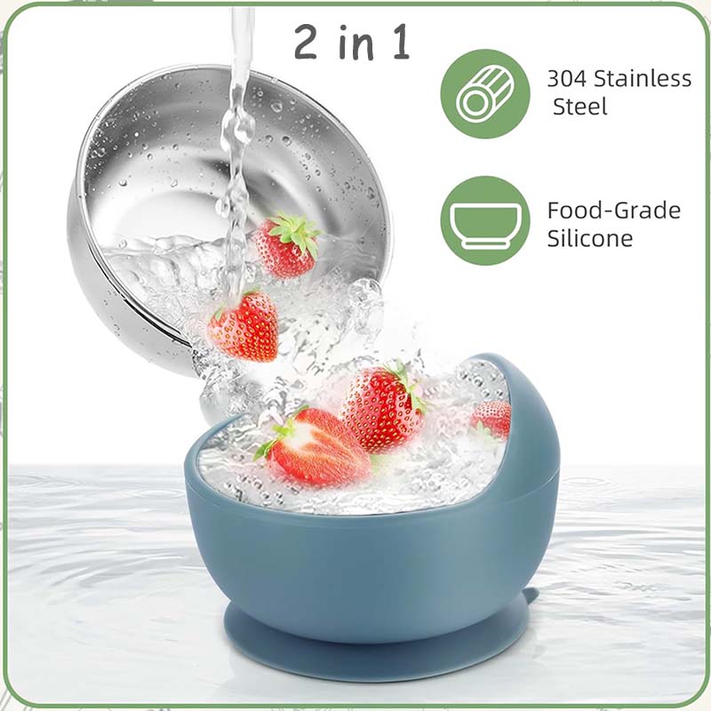 3Pcs Set Baby Feeding Bowl Wit - Baby Products Useful recension och pris