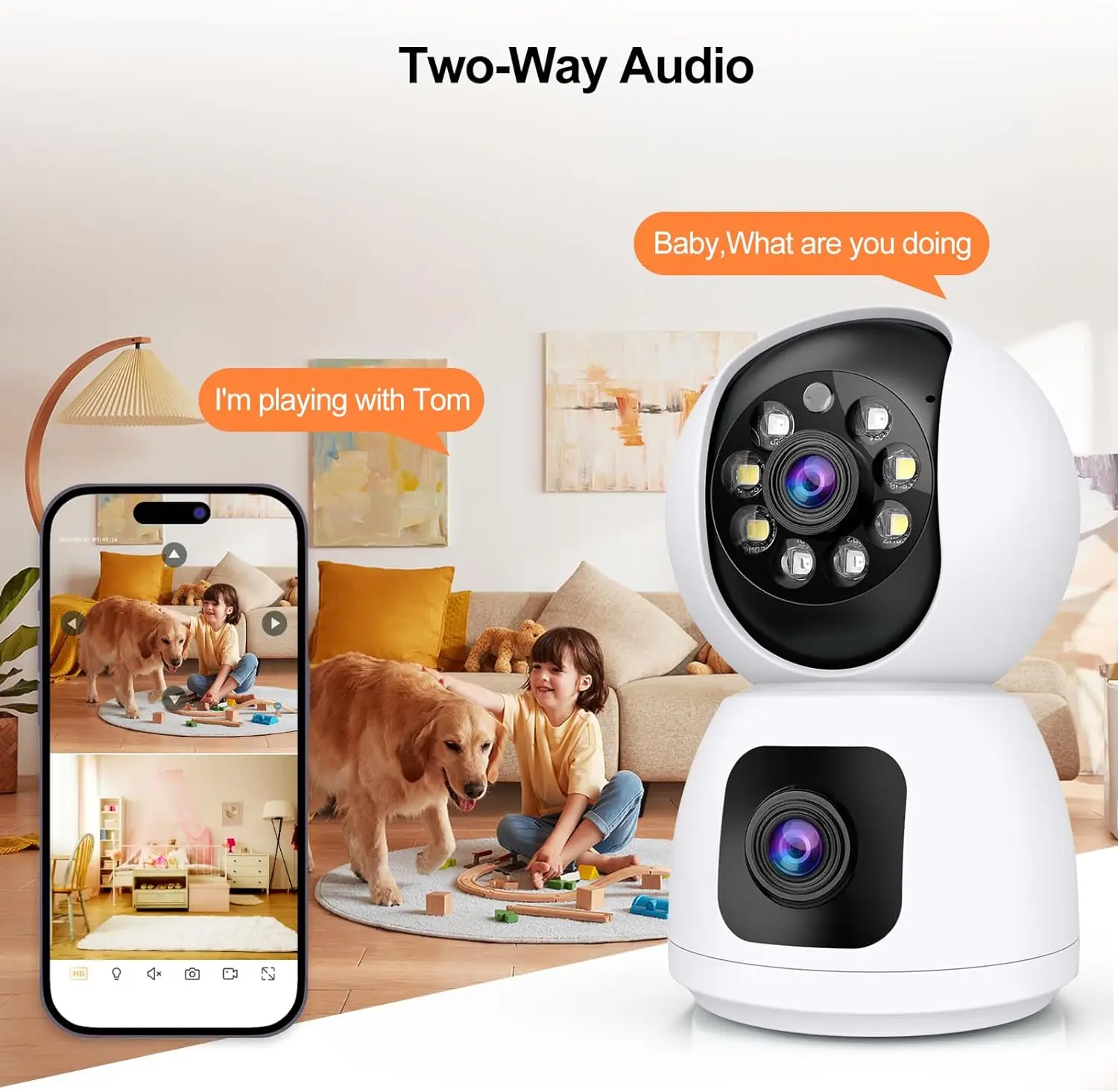 Tuya  4K 8MP HD WiFi Camera In - Baby Products Video recension och pris