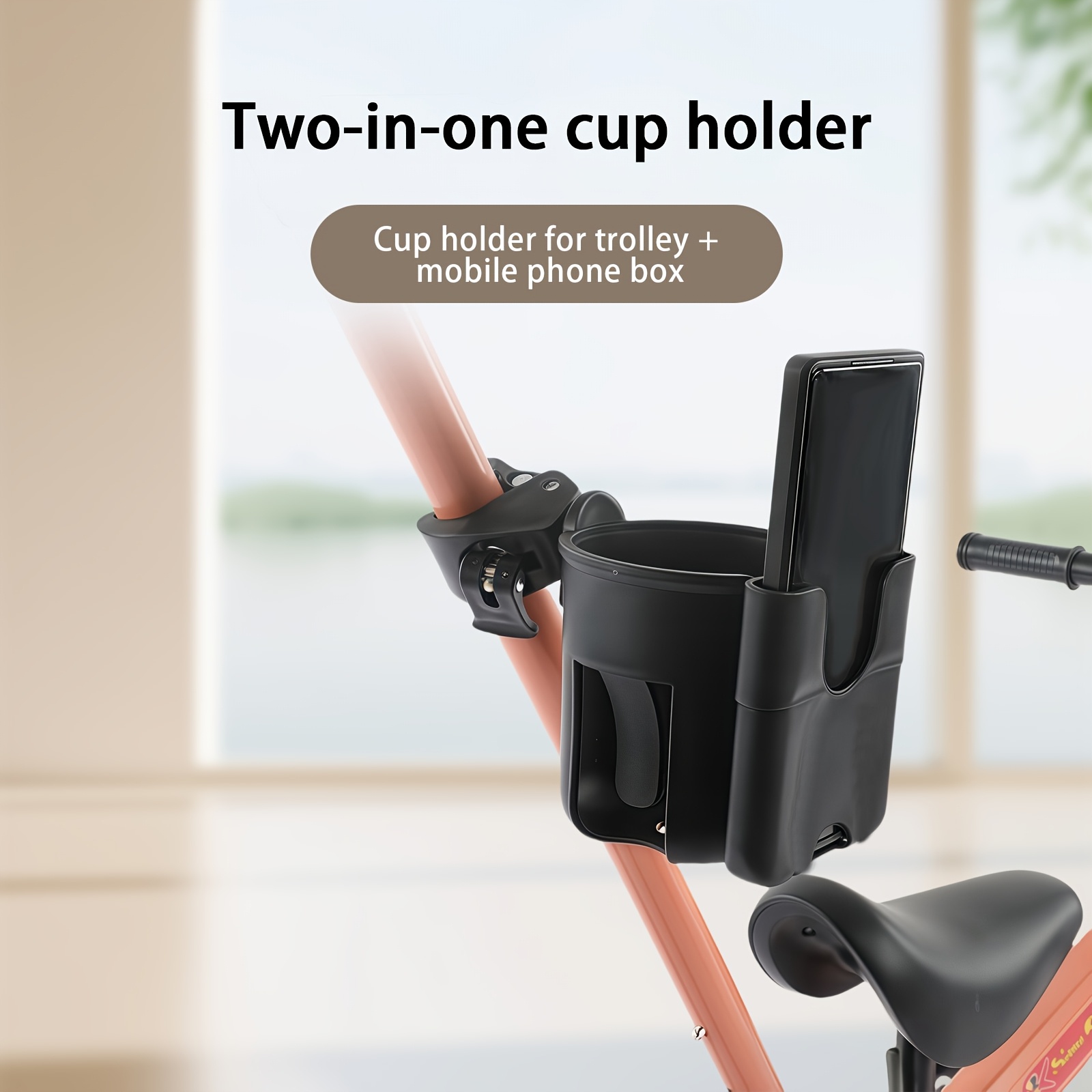 2-in-1 Stroller Cup Holder & P - Stroller Accessories recension och pris