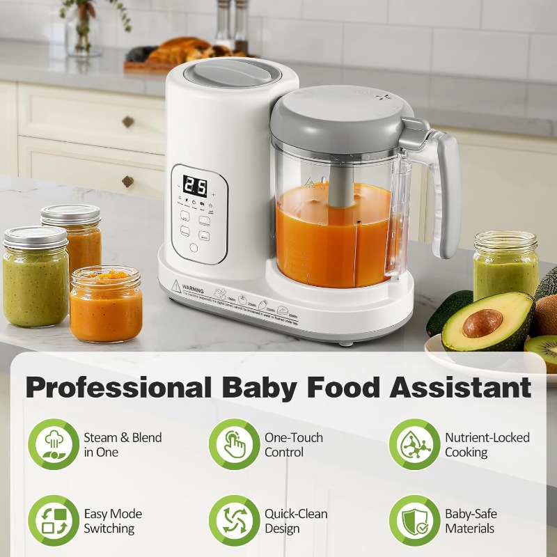 Baby Food Maker Steamer Blende - Baby Food Maker Blender recension och pris
