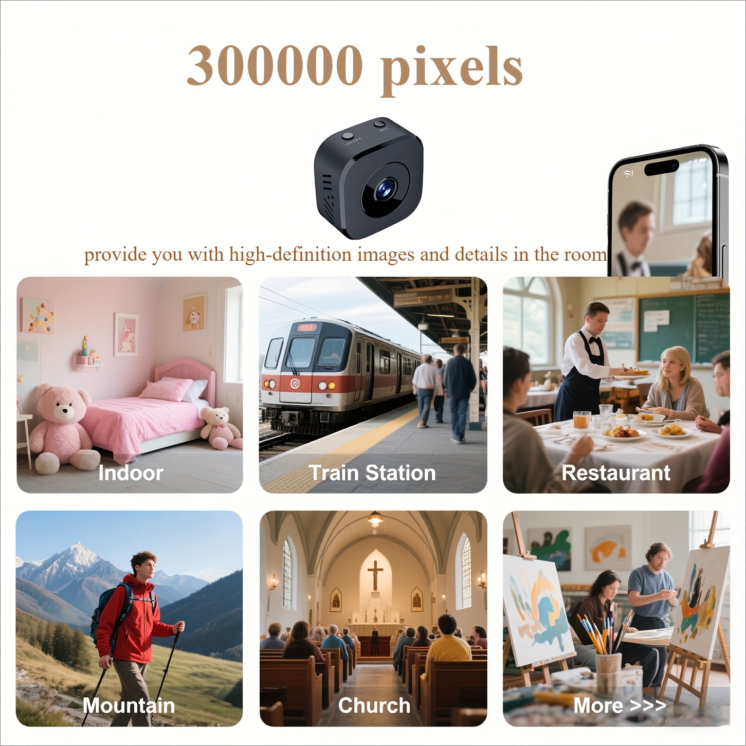1080P HD Mini WiFi Camera Indo - Baby Products Video recension och pris