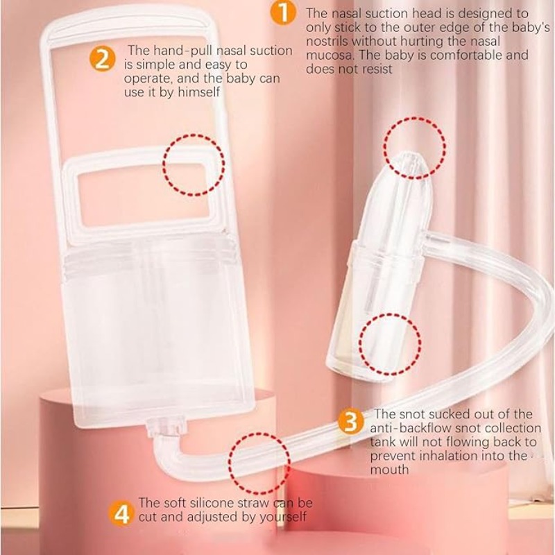 Manual Nasal Aspirator for Bab - Baby Nose Cleaner recension och pris